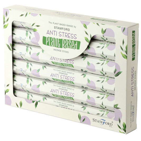 Encens Anti-Stress à base de plantes - Pack de 6 boîtes